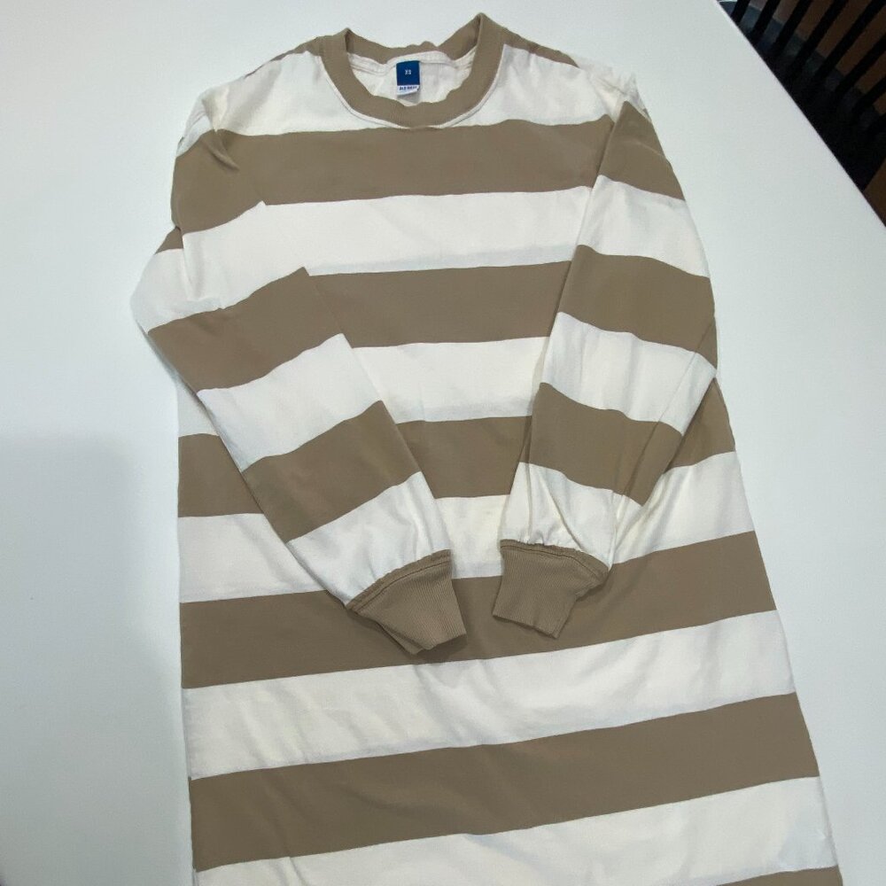 Old Navy Loose Fit, Long Sleeved T-shirt Dress
